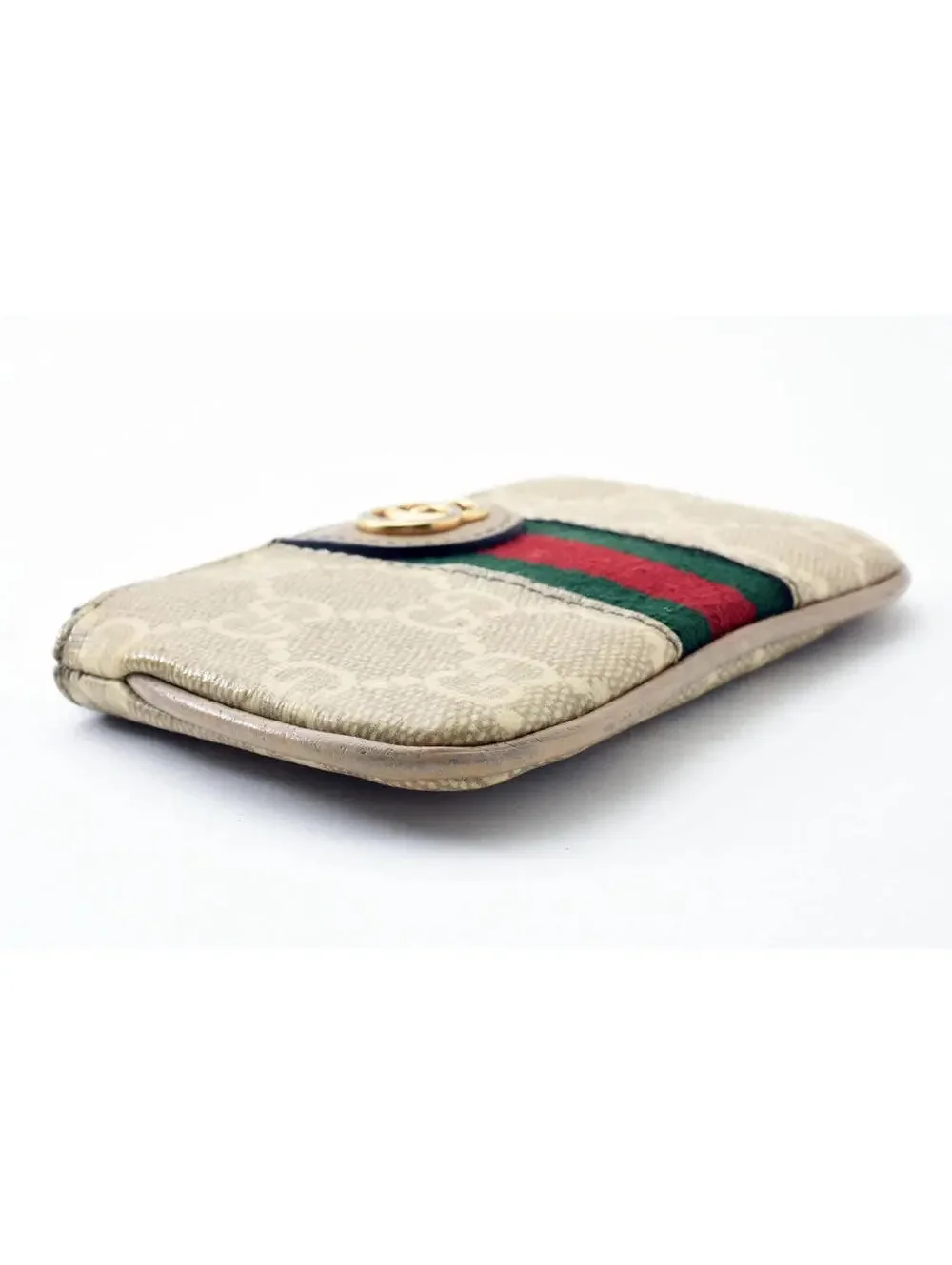 $410 GUCCI Ophidia GG Sherry Line Marmont Coin Case Purse - Picture 10 of 14